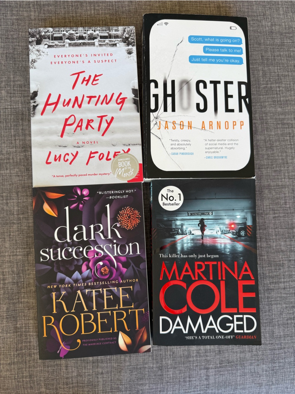 Assorted Paperback Book Lot — Dark & Neutral Covers